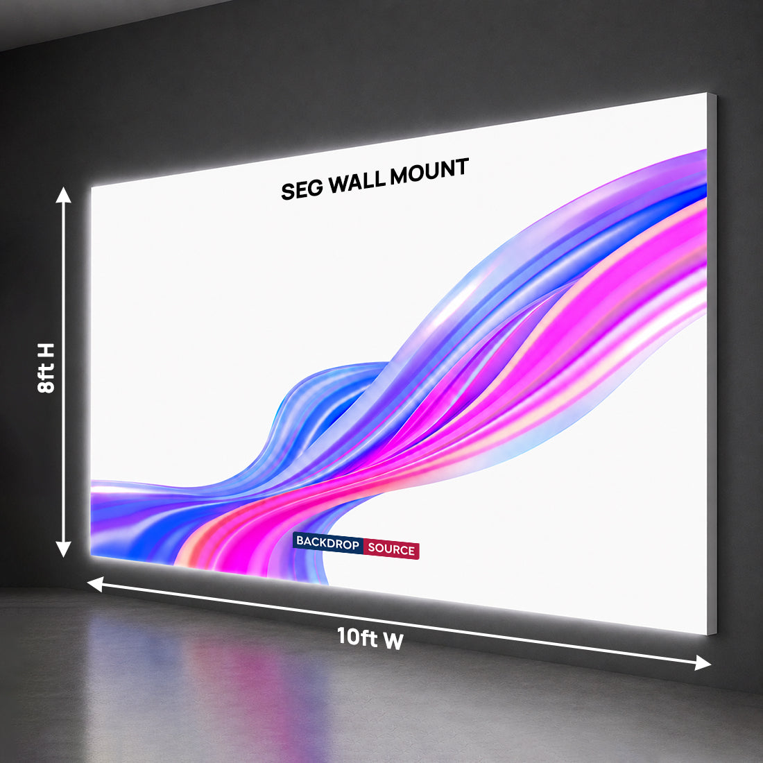 Boîtier lumineux SEG mural 