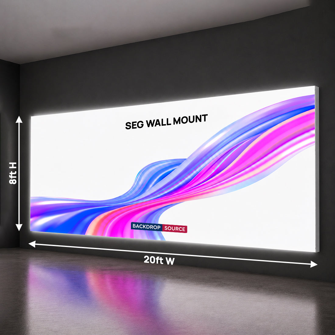 Boîtier lumineux SEG mural 
