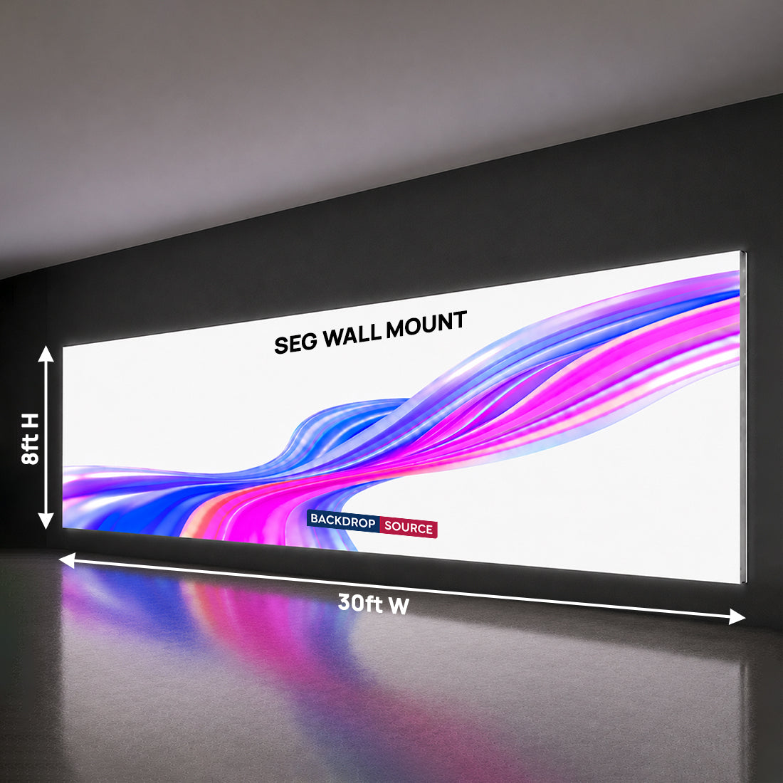 Boîtier lumineux SEG mural 