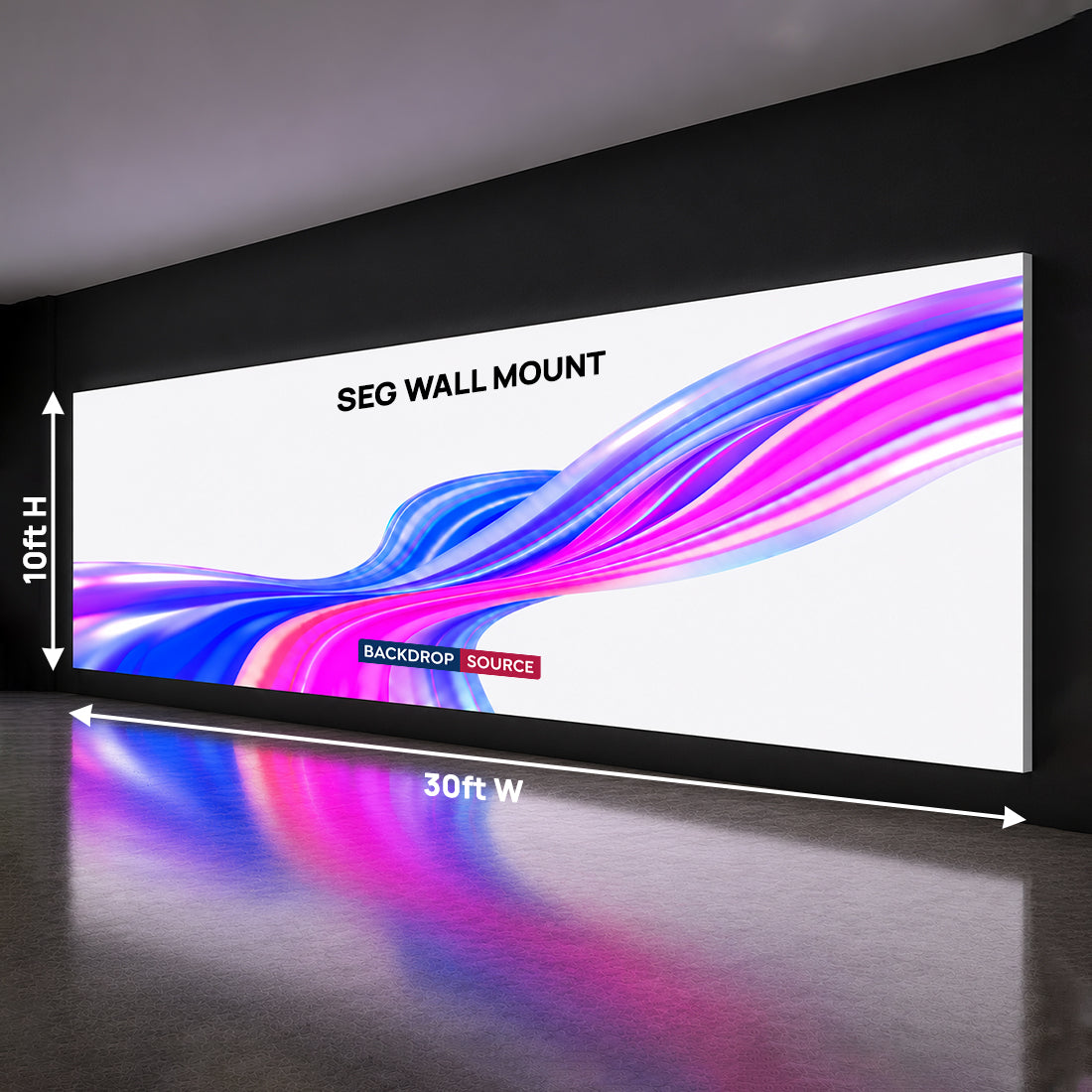 Boîtier lumineux SEG mural 
