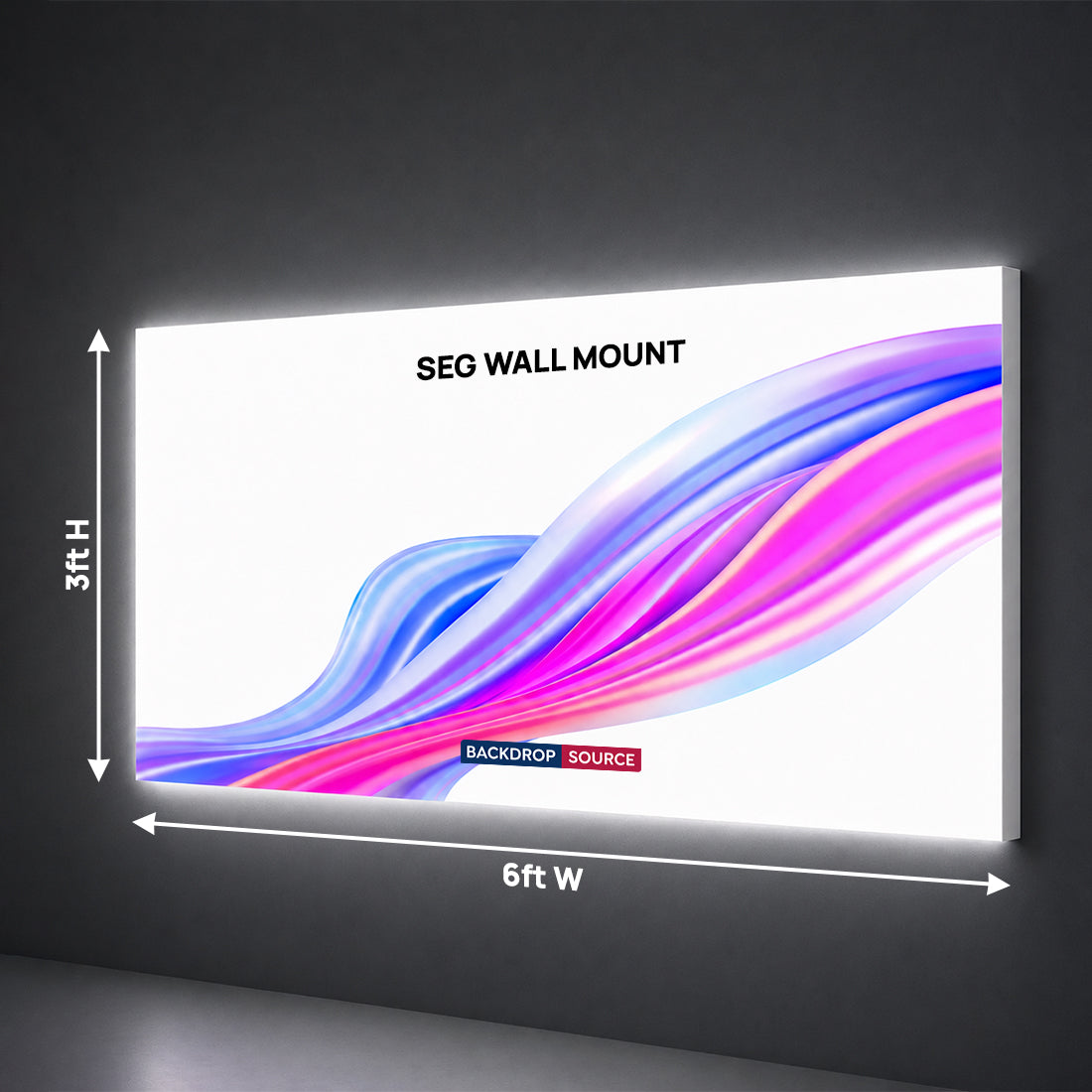 Boîtier lumineux SEG mural 