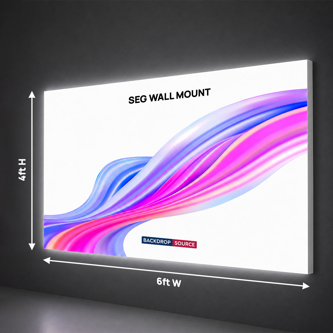 Boîtier lumineux SEG mural 