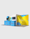 Portable Exhibit Display 20ft x 10ft - Model 20