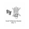 TV Rack (TV/monitor bracket) - included in Magnetic Fabric Banner Stand Exhibition Kit with Curved TV Stands
