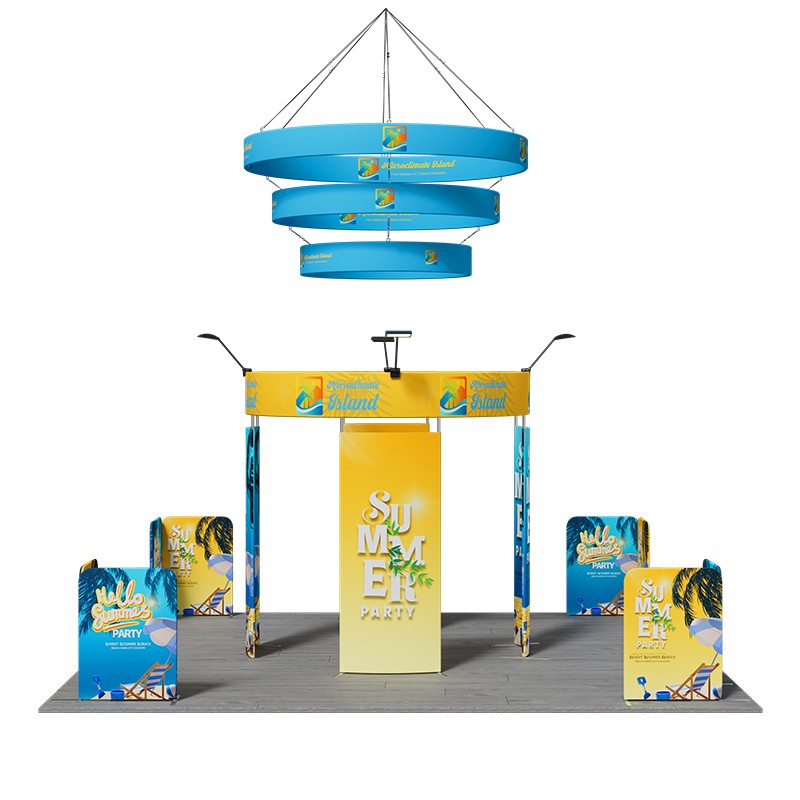 Modular Booth Kits 20ft x 20ft - Model 21