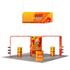 Modular Booth Kits 20ft x 20ft - Model 08