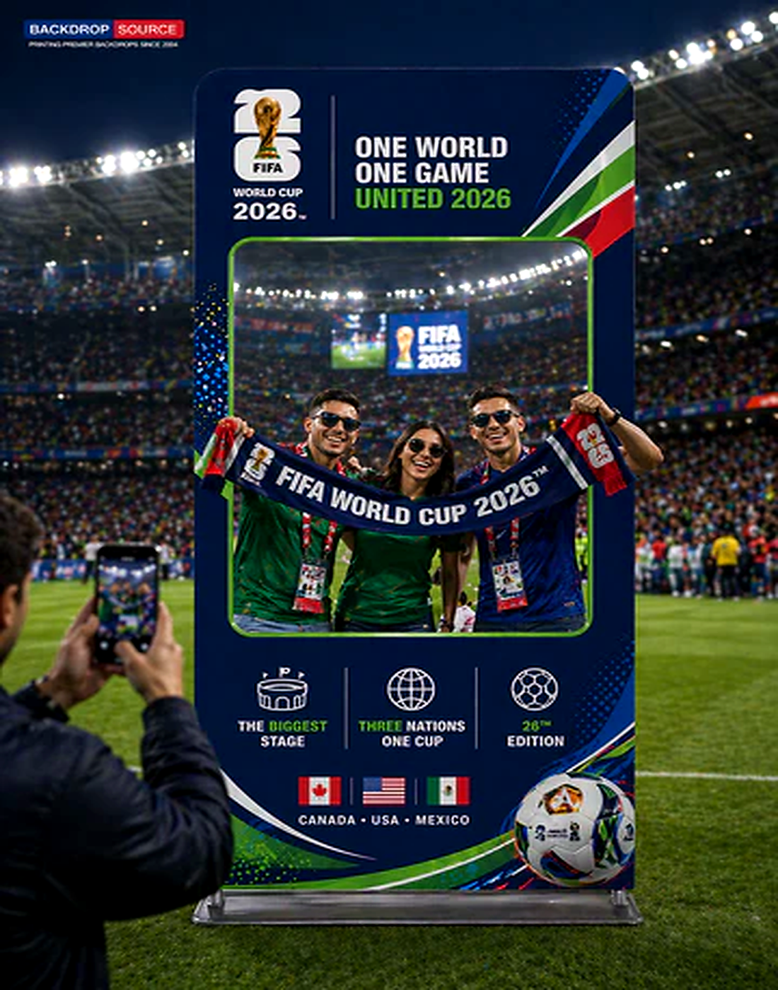 FIFA 2026 - Custom Themed Selfie Frames for Events