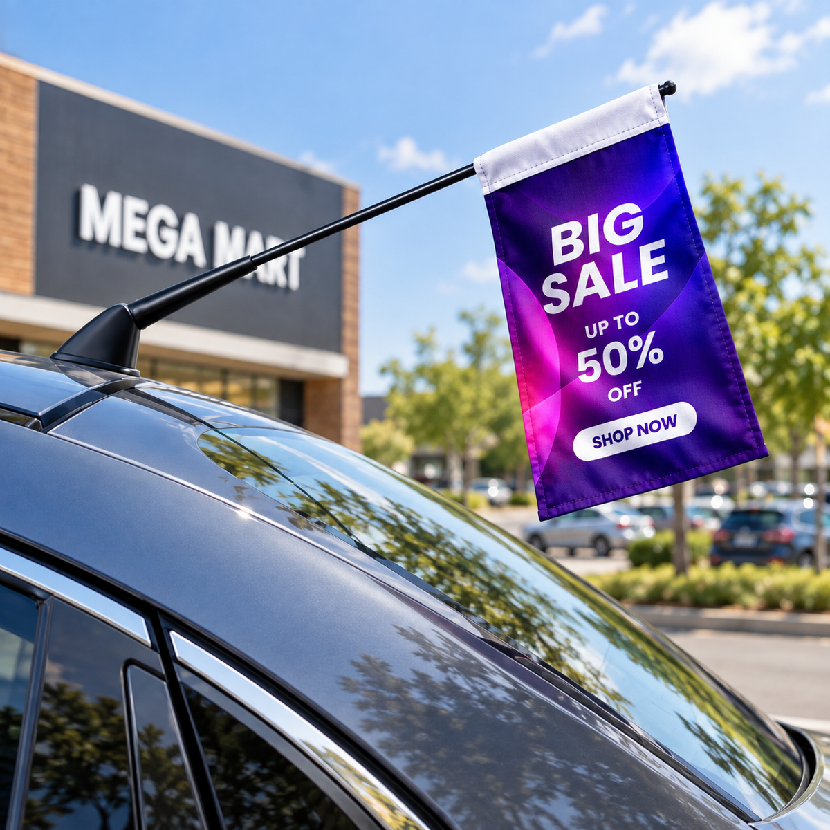 Custom Car Antenna Flags