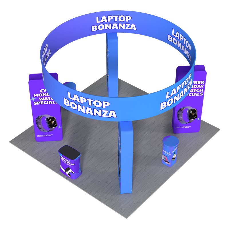 Modular Booth Kits 20ft x 20ft - Model 22