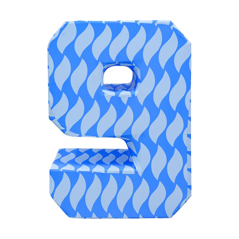 Freestanding 3D Number Display Banner