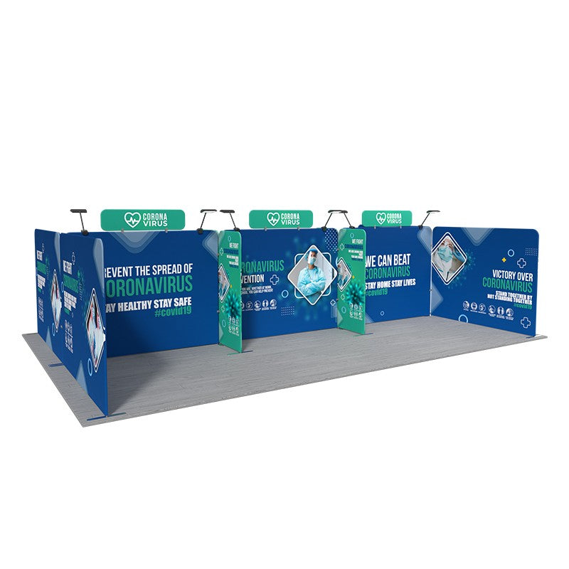 Modular Booth Kits 30ft x 20ft - Model 3