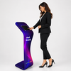 Support pour iPad destiné aux expositions 