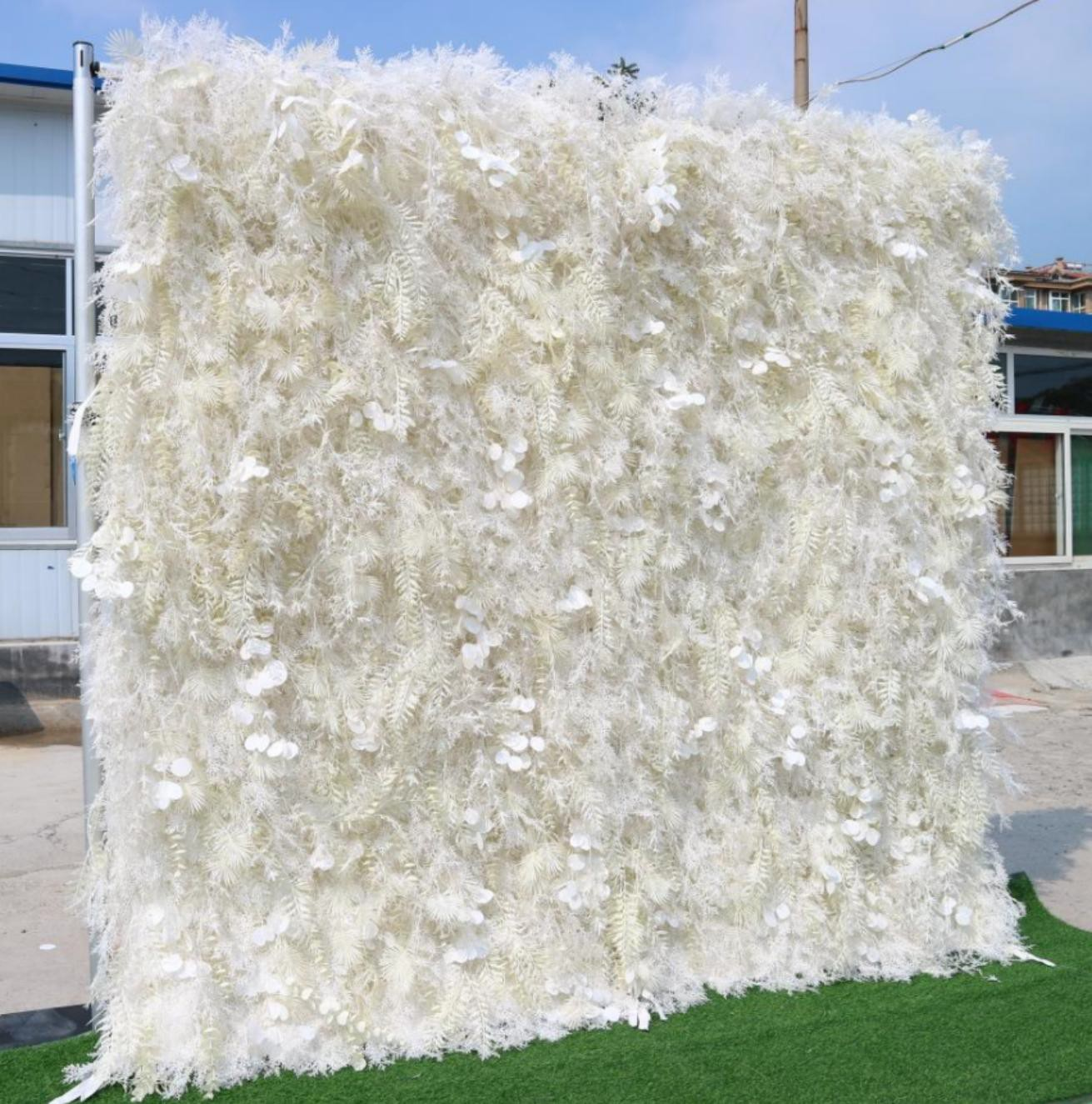 Artificial Floral Event Wall Backdrop – Style 53