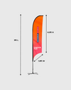 FIFA 2026 Concave Feather Flag