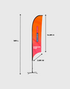 FIFA 2026 Concave Feather Flag