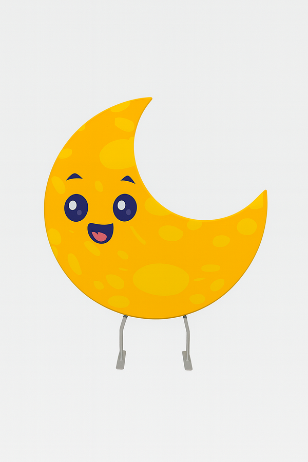 Fond en forme de croissant de lune 