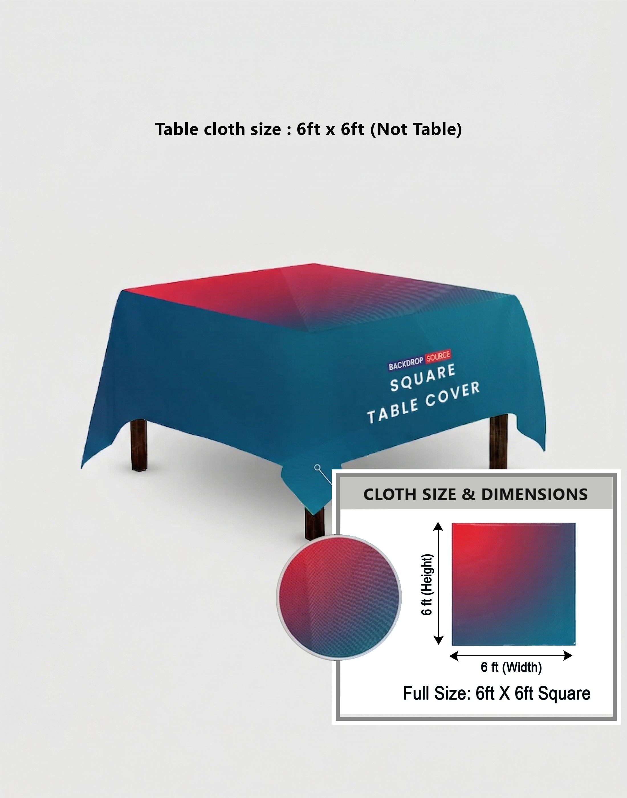 FIFA 2026 Square Table Covers