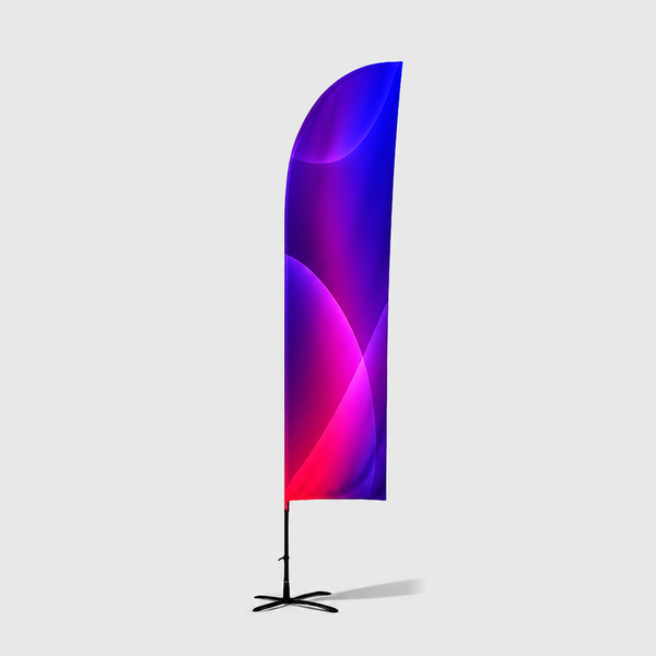 Straight Feather Fabric Flag