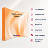 Fabric Pop Up Curved Velcro Media Wall