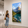 Wall-Mounted SEG Fabric display - 2.4" Depth
