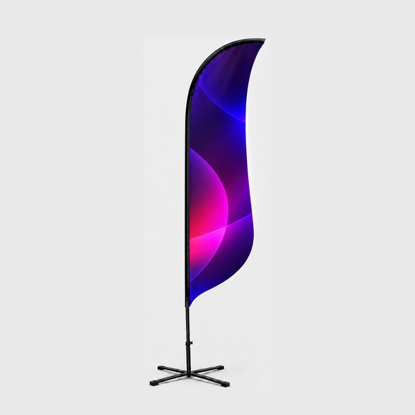 Shark Fin Flag with Uni-Fit Pole