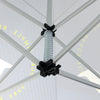 10ft x 10ft Canopy Kit with Waterfall Shelves & TV Mounts
