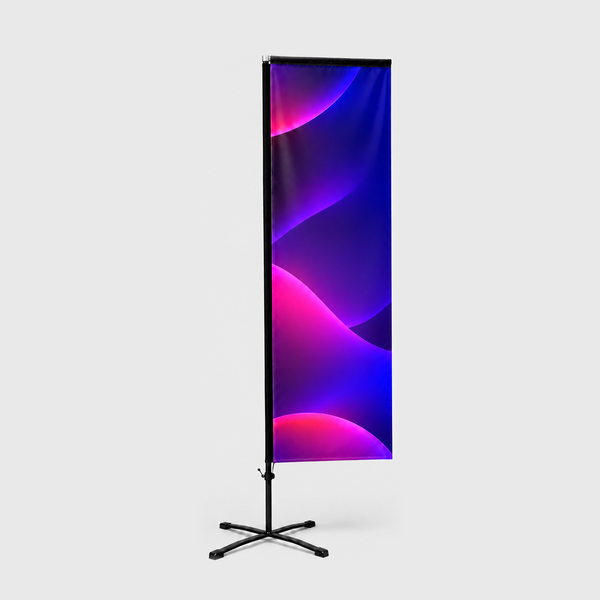 Duplex Printing Rectangle Advertising Flag