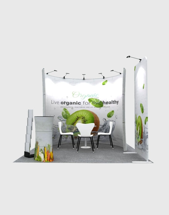 Modular U Shaped Exhibition Kit for 10ft Wide Booths