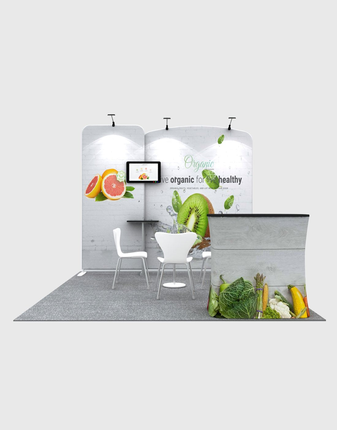 Modular Exhibition Kit for 10ft Wide Booths