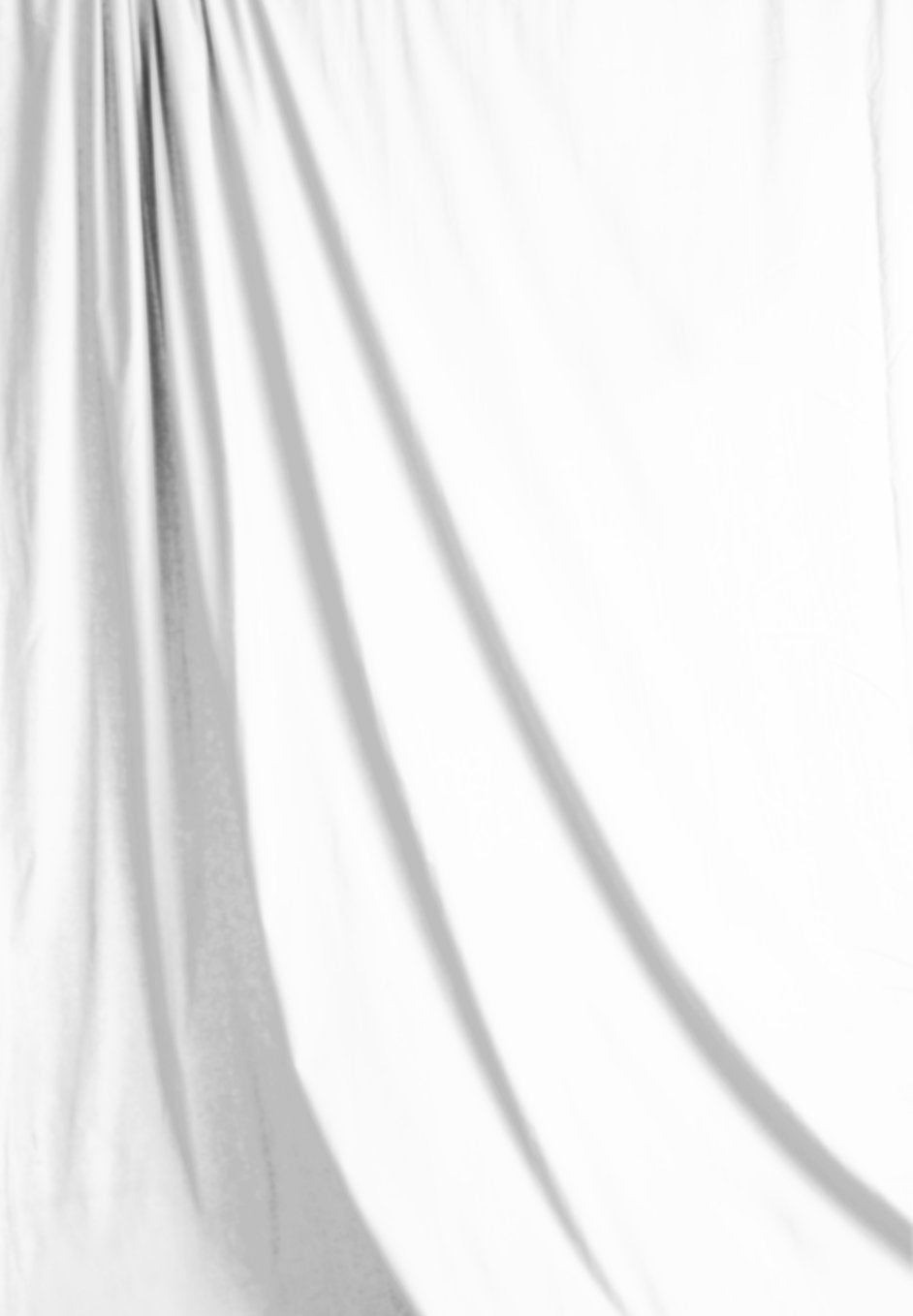 Solid White Muslin Photography Backdrop