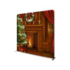 Fireplace Mantel  STRAIGHT TENSION FABRIC MEDIA WALL