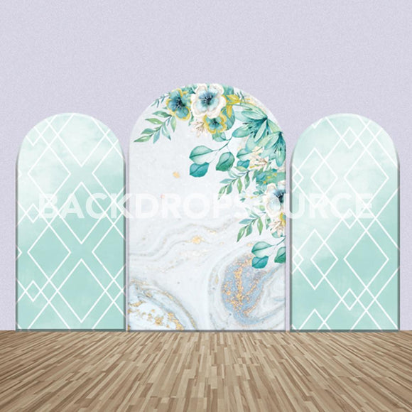 Floral Themed Party Backdrop Media Sets for Birthday / Events/ Weddings