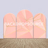 Peach Marble Themed Party Backdrop Media Sets for Birthday / Events/ Weddings