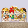 The Flintstones Themed Party Backdrop Media Sets for Birthday / Events/ Weddings