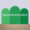 Green Color Themed Party Backdrop Media Sets for Birthday / Events/ Weddings