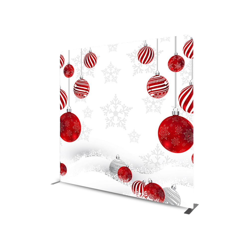 CHRISTMAS DECORATION STRAIGHT TENSION FABRIC MEDIA WALL