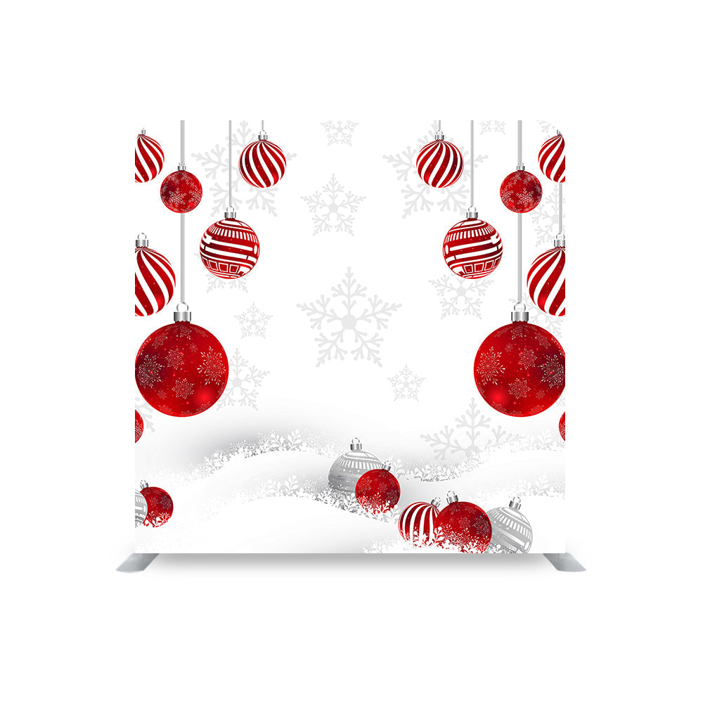 CHRISTMAS DECORATION STRAIGHT TENSION FABRIC MEDIA WALL