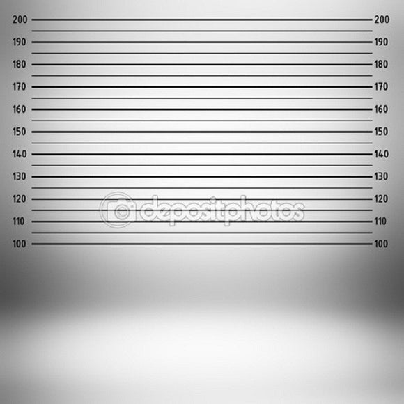 100X200 Cm Mugshot Theme Backdrop