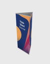 Tri-banner 3 sided Triangle Banner Display Stand