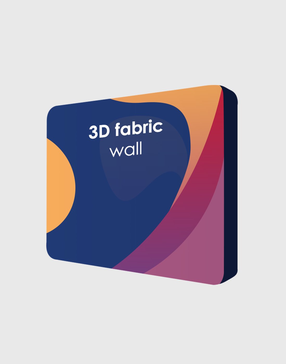 3D Wall Box Tension Fabric Media Display