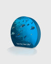 3D MOON Tension Fabric Media Wall Display
