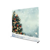 CHRISTMAS TREE STRAIGHT TENSION FABRIC MEDIA WALL