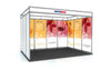 Shell scheme Exhibition Graphics for 13.2ft Wide x 10ft Depth Booth