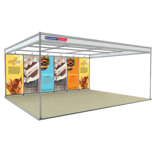 Shell scheme Exhibition Graphics for 20ft Wide x 10ft Depth Booth