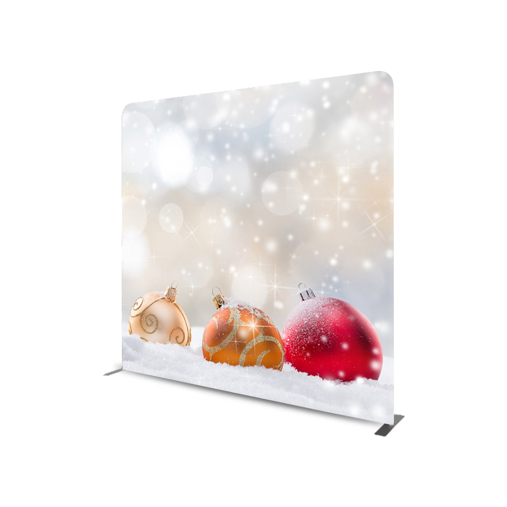 Abstract Christmas Photography STRAIGHT TENSION FABRIC MEDIA WALL
