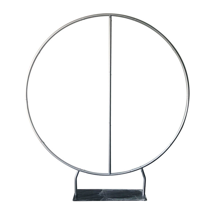 Snow Christmas Winter Background Circle backdrop stand