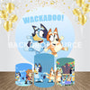 Bluey Fictional Character Event Party Round Backdrop Kit