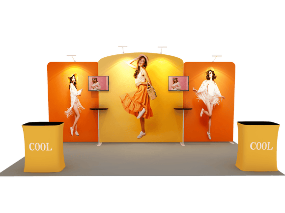 Portable Exhibit Display 20ft - Model 7