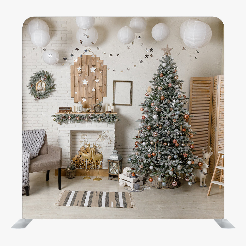 Christmas STRAIGHT TENSION FABRIC MEDIA WALL - 56