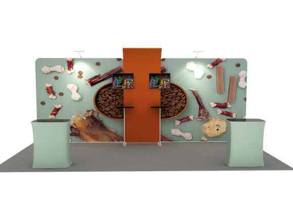 Portable Exhibit Display 20ft - Model 13